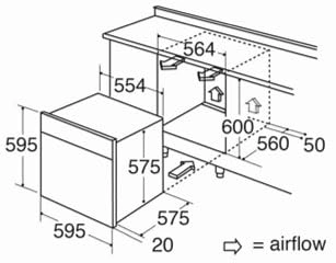 BMEO6E8MM 60cm Electric Oven