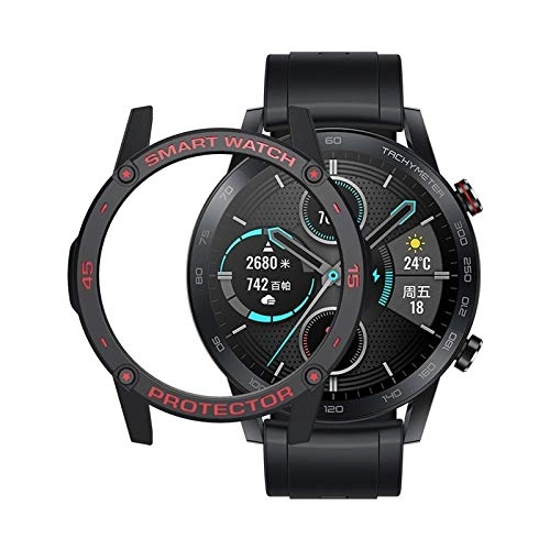 Case for Huawei Honor Magic 2 46mm - Waterproof Black+Red TPU