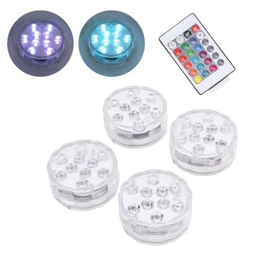 Boat Underwater Light - 4pcs 16 Static Colors 3 RGB Modes