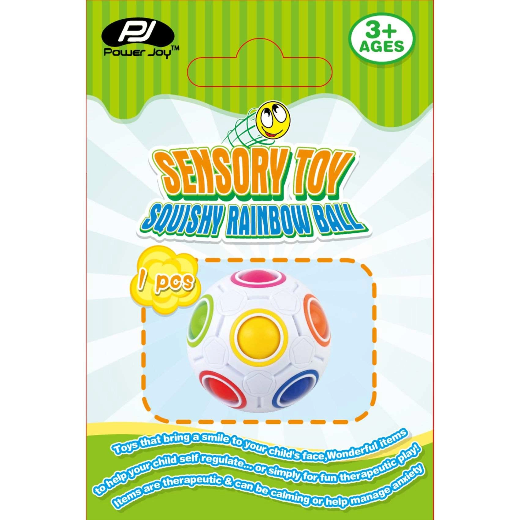 COLOR LAND CHILDRENS TOYS CENTER LLC Squishy Rainbow Ball - Multicolour