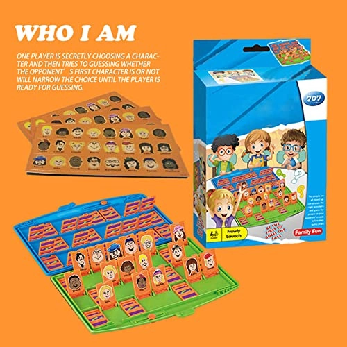 Who I Am - Character Guessing Game Card