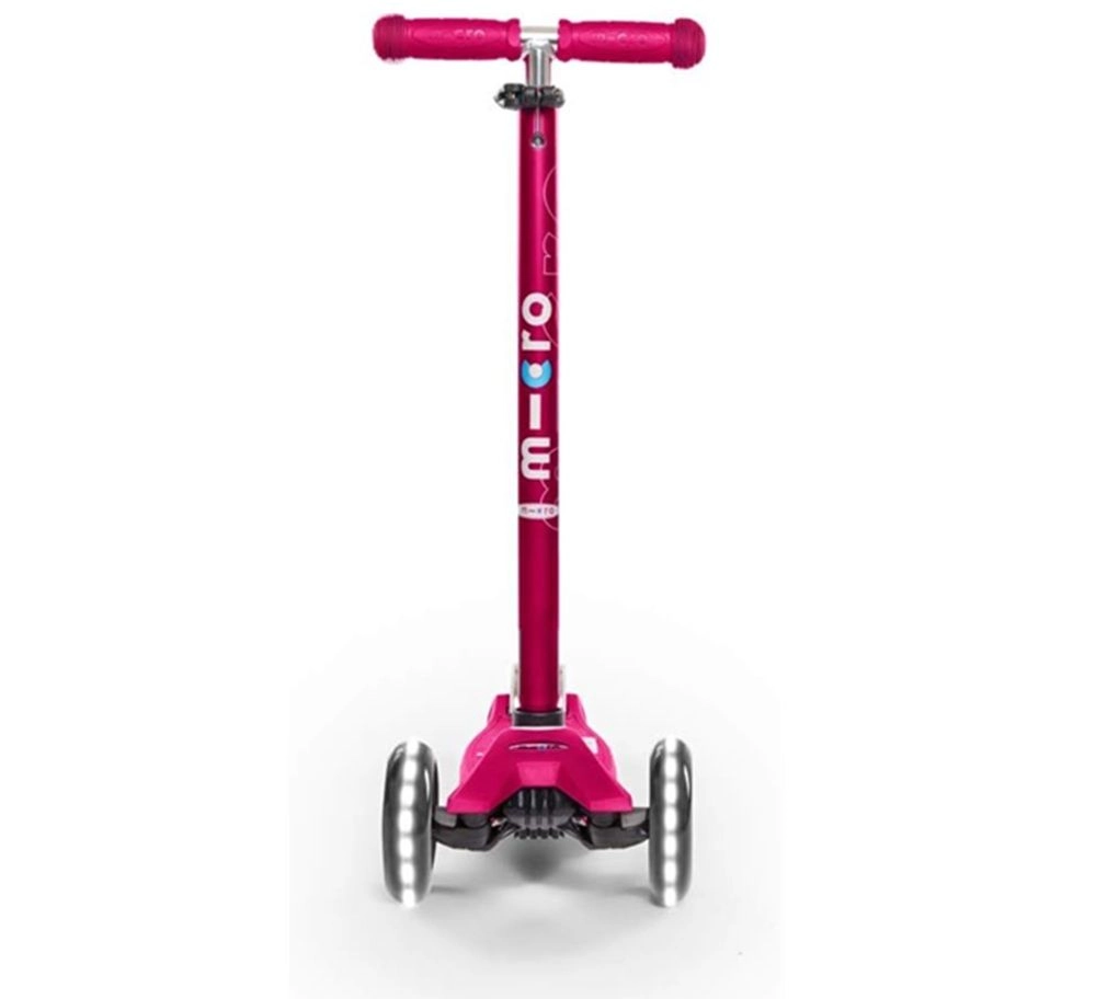 Maxi Deluxe 3-Wheel Kick Scooter – 120/80 mm LED