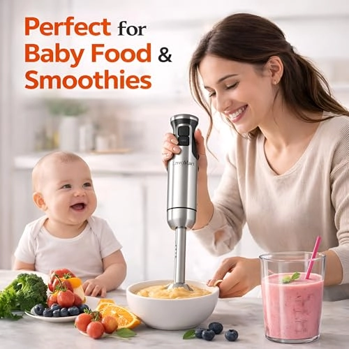4-in-1 Hand Blender Set - 0.6L 800W