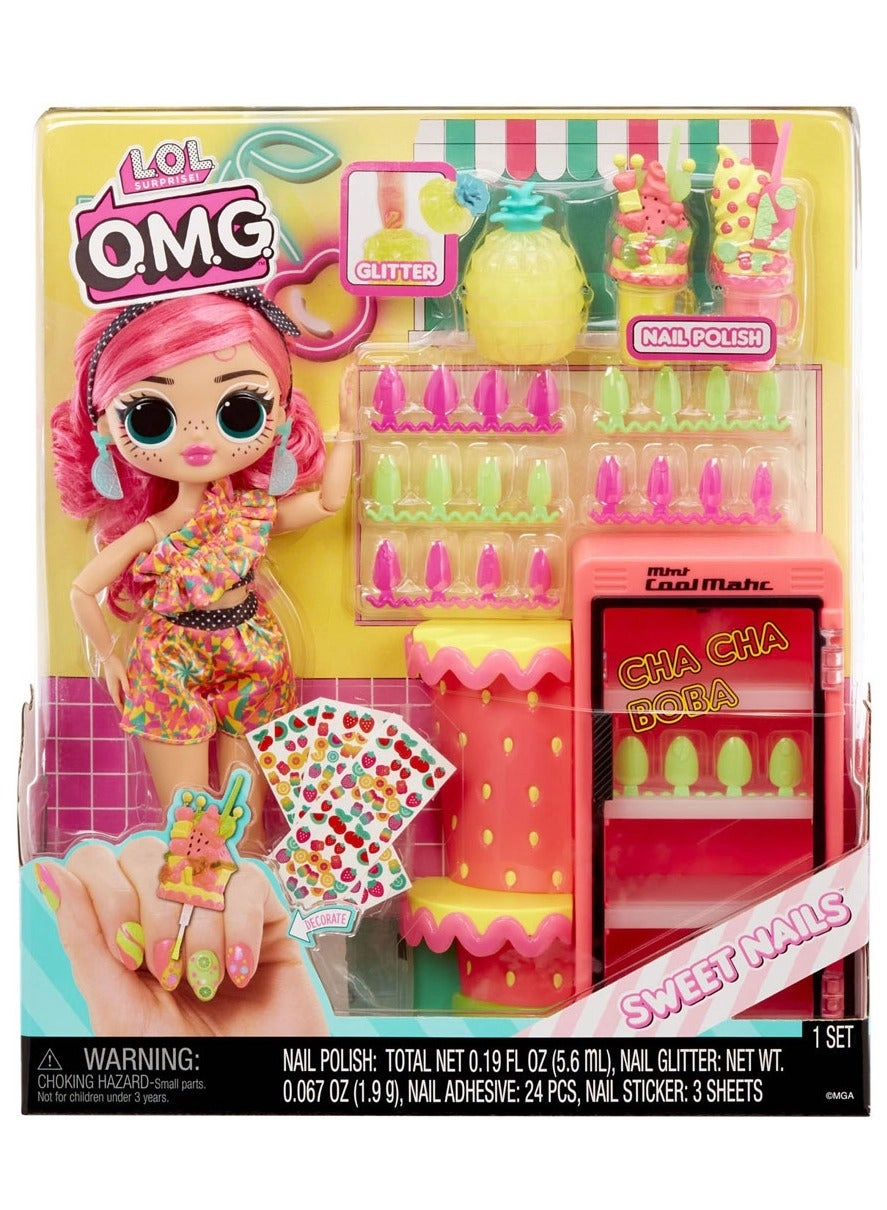 Pinky Pops Doll - Space-Themed Bright Pink Hair Ages 4+