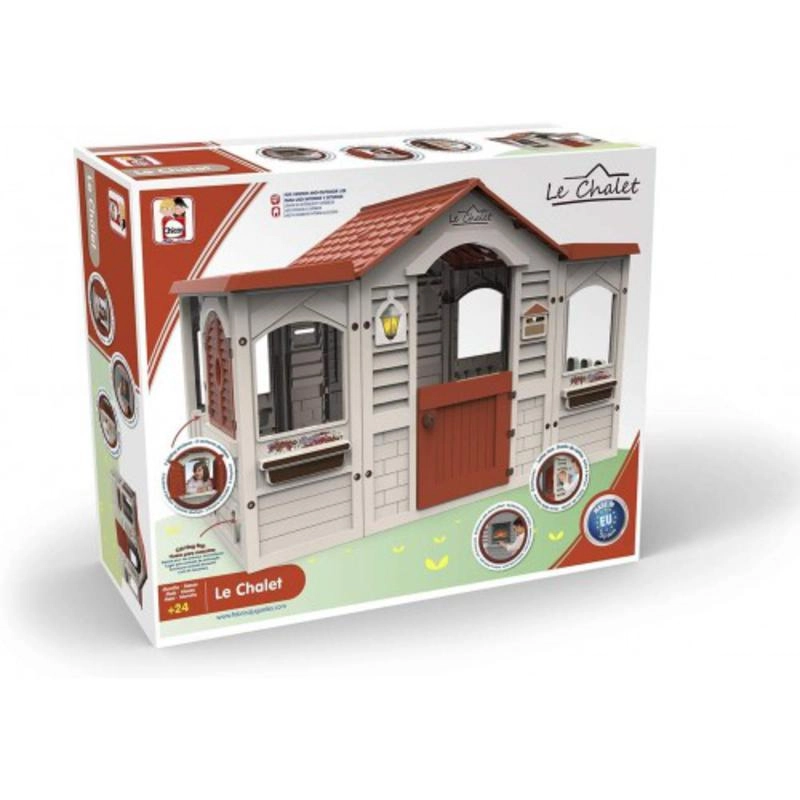 Large Children's House Le Chalet - 159 x 103 x 104 cm Indoor and Outdoor