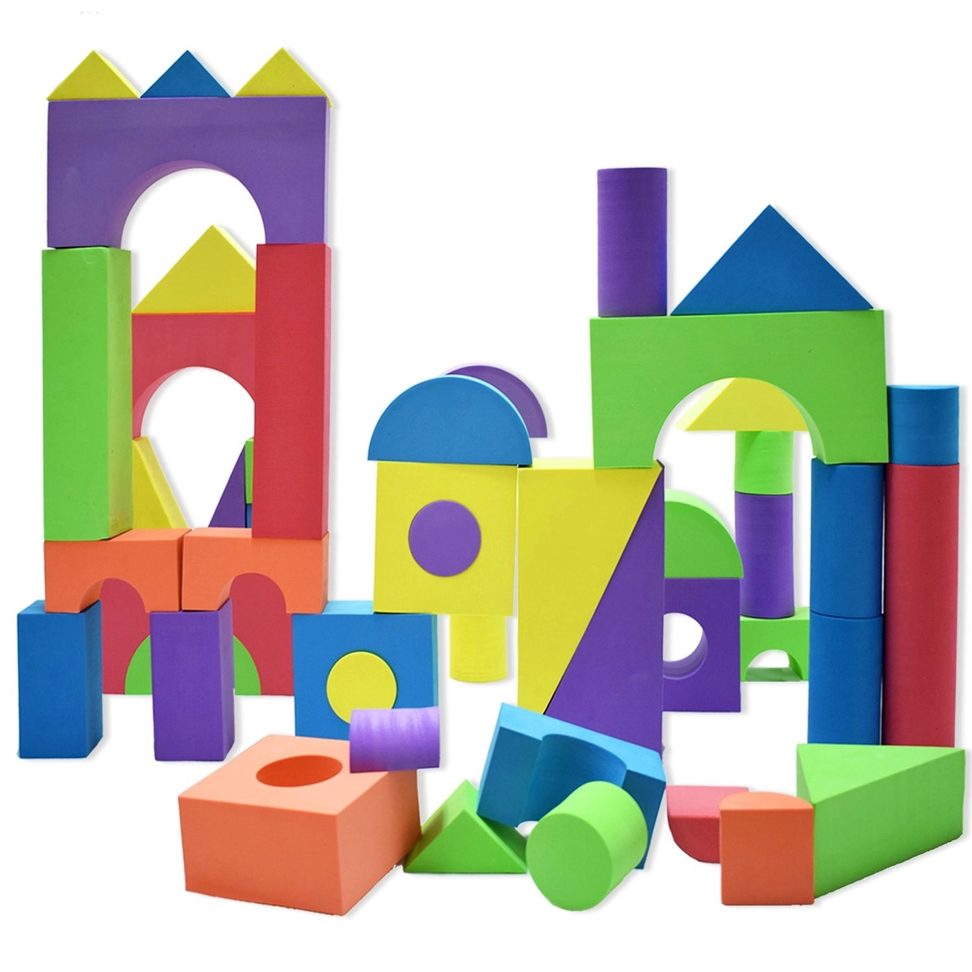 Number 1 in Gadgets Giant Foam Building Blocks - 50 pcs