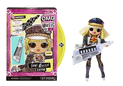 Fame Queen Fashion Doll - Remix Rock 15 SURPRISES Ages 4+