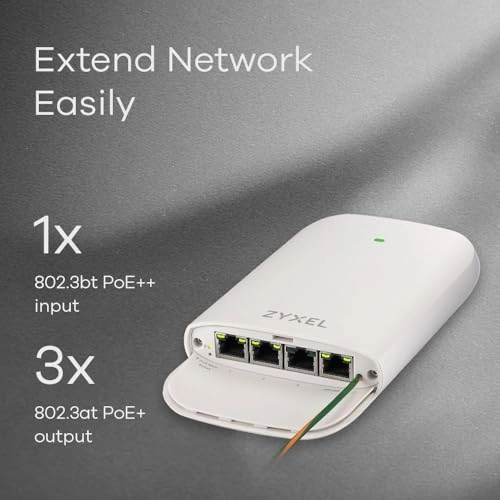 PoE12-3PD - 1-Port 60W in 3-Port 30W Out IEEE802.3af/at/bt Gigabit Up to 45W