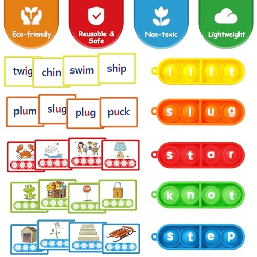 CVCC & CCVC Word Game - 3 years and up 40 pieces