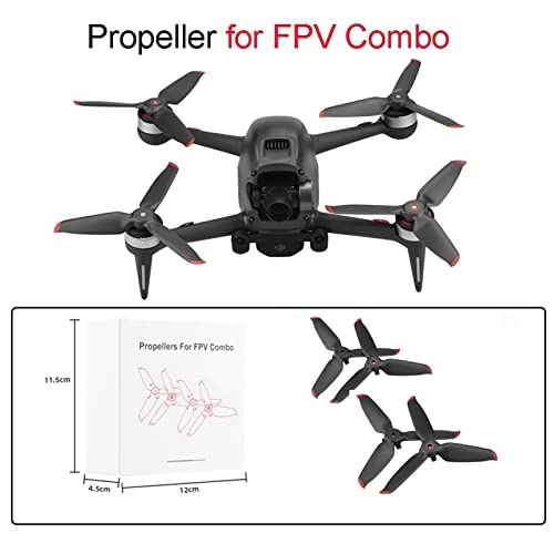 Quick Release Propellers - Silver Edge 2 pair For FPV Combo