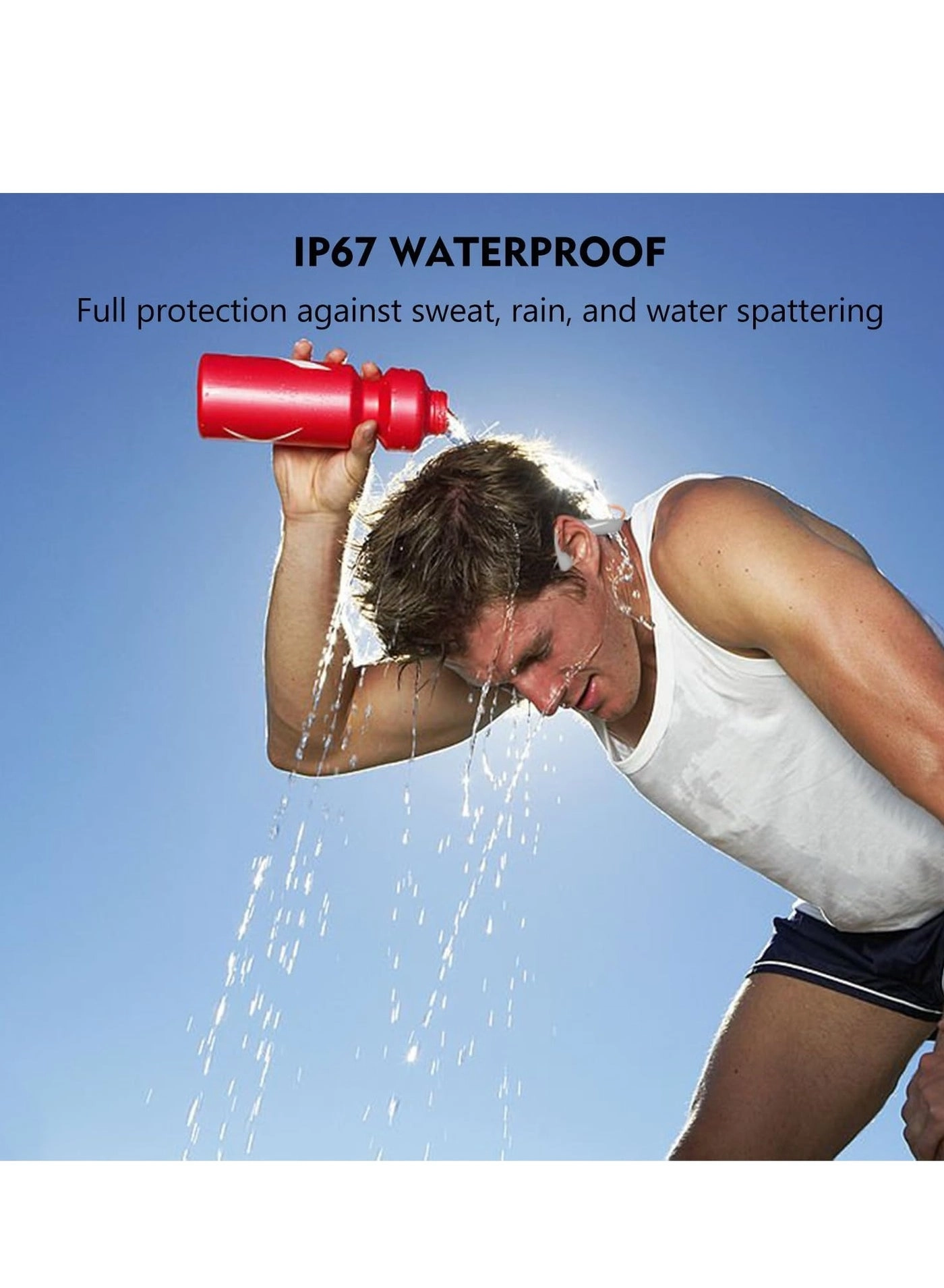 Open-Ear Bluetooth Bone Conduction Sport Headphones - Wireless Headphone