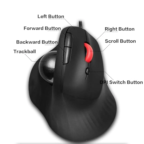 Wired Trackball Mouse - USB