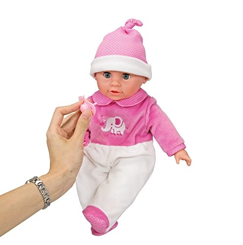 Laura Soft-Bodied Doll - 38 cm Closing Eyes Ages 3+