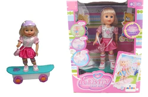 Jawda Dancing Doll on Skateboard - Light Music Ages 3+