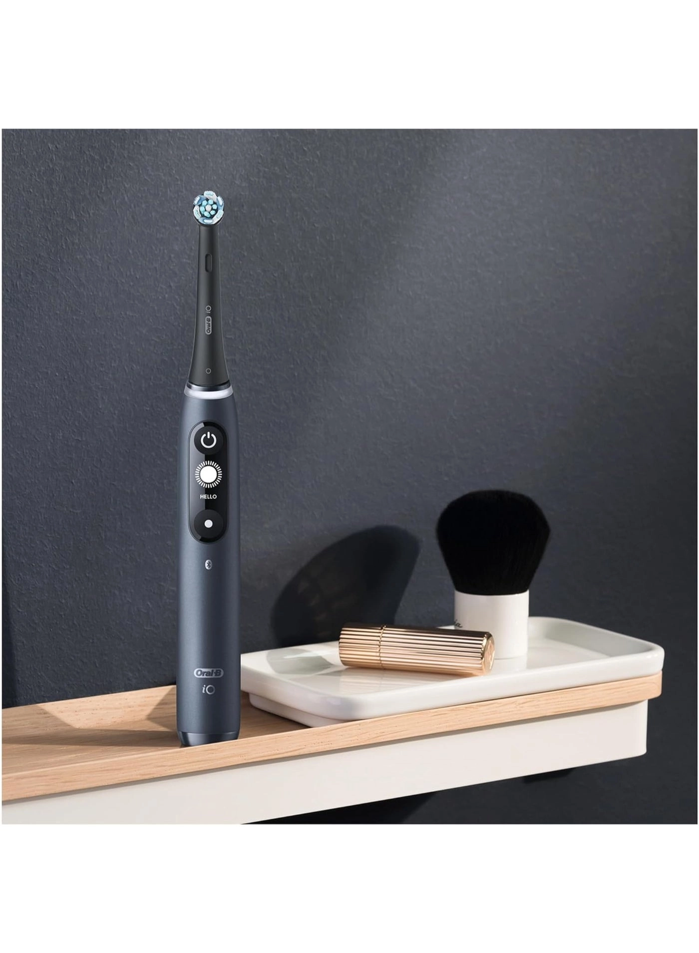 iO Deep Clean + Protect - Rechargeable Black + iO Series 7 + Replacement Brush Heads - 2 + Charging Travel Case