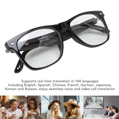 Smart Translation Glasses - BT 5.3 144 Languages 8 Hours Battery