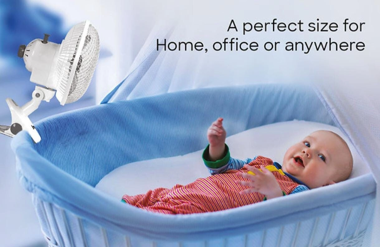 3 in 1 Clip Fan - Clip Desk Wall