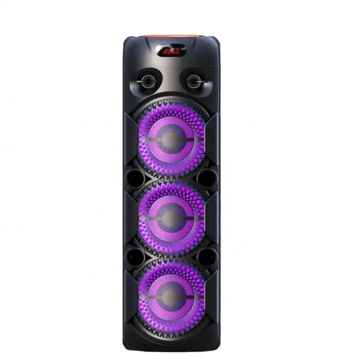 smartova Big Outdoor DJ Party Speaker - RGB Lights Bluetooth Karaoke