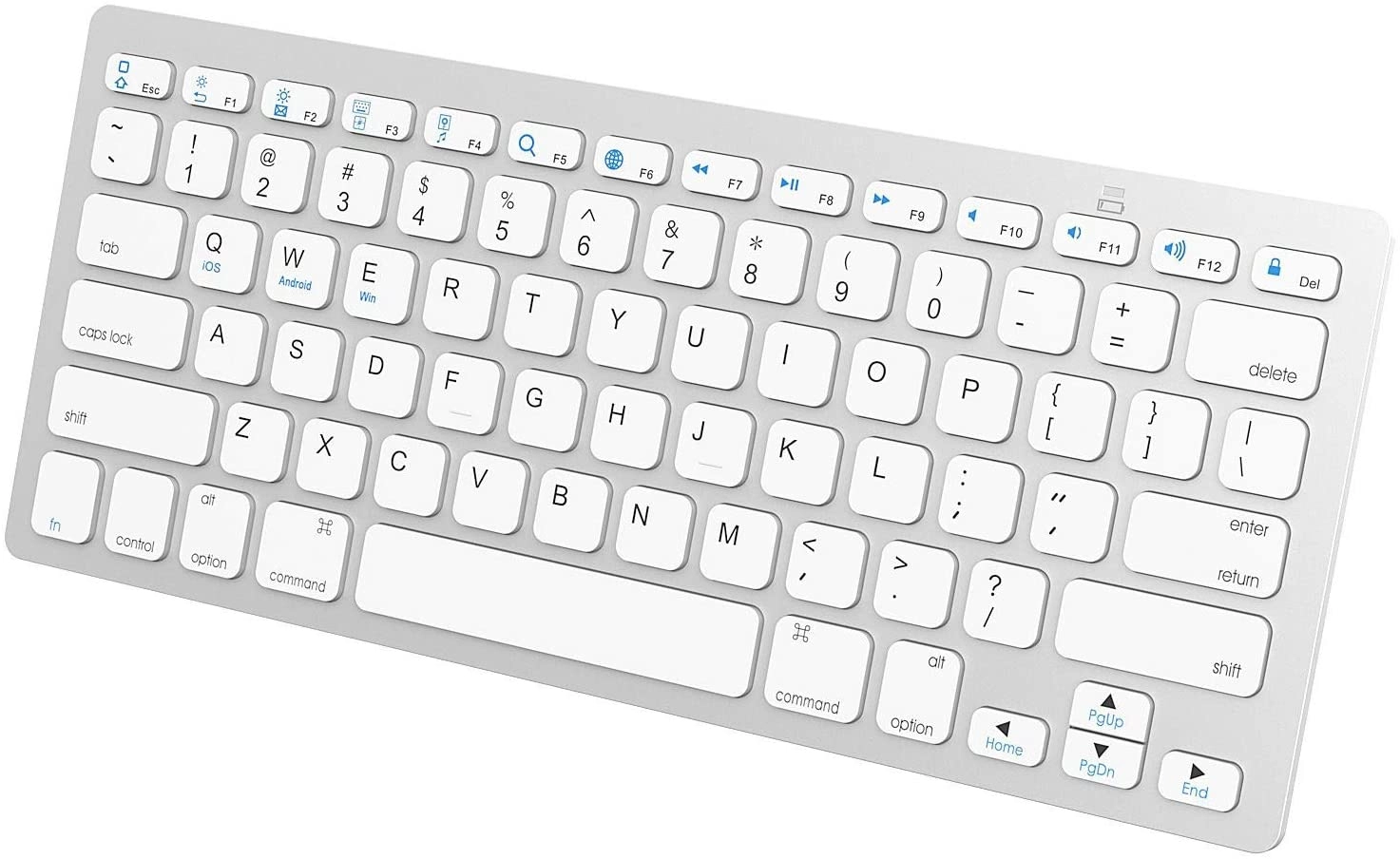 Ntech Ultra Thin Wireless Bluetooth Keyboard - QWERTY Wireless