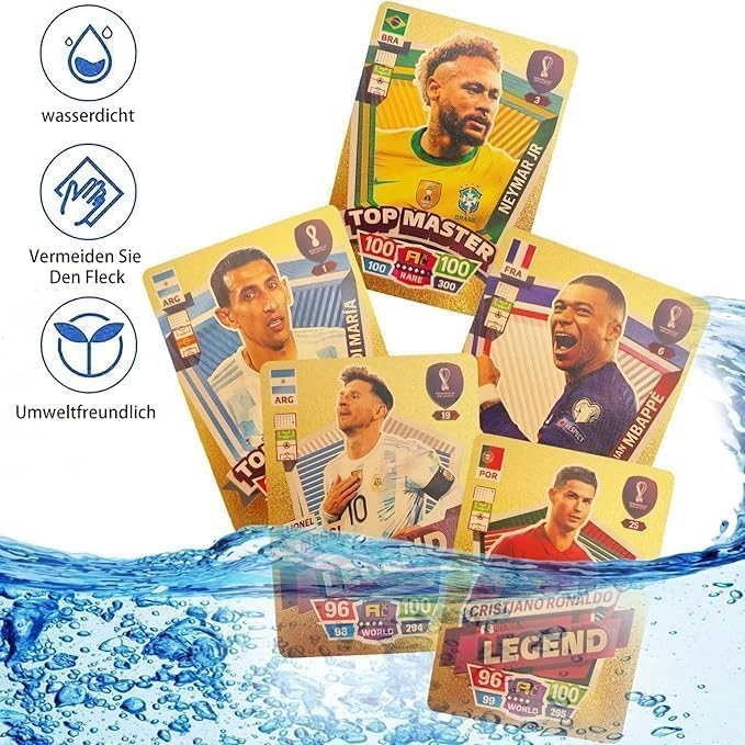 World Cup 2024 Football Star Cards - 55pcs