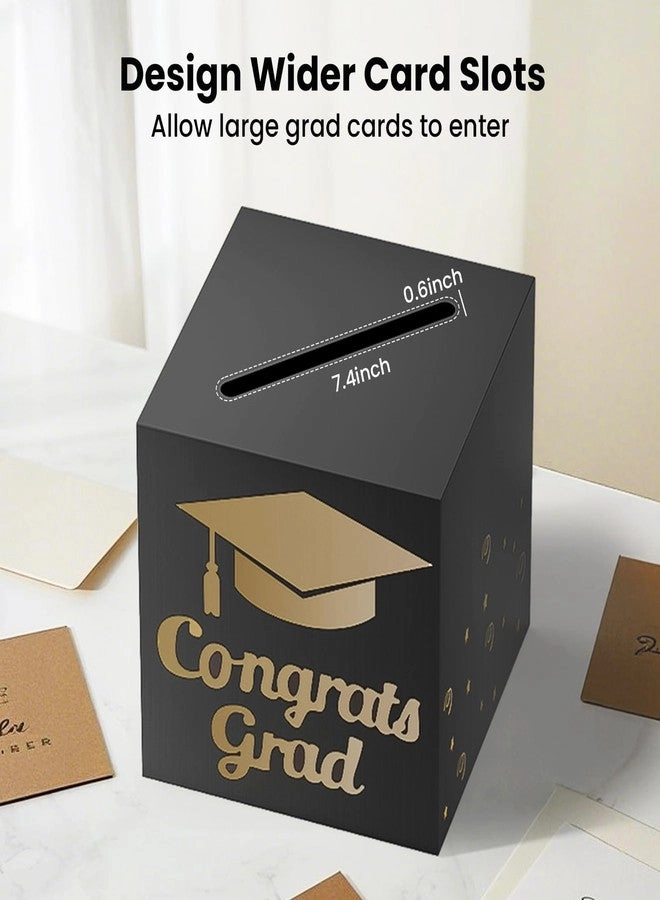 Graduation Card Box - 9*9*9 inches Black