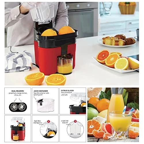 Twin Citrus Juicer - 90 watts 0.6 Liters