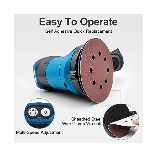 Electric Sander - 3-Speed 125mm