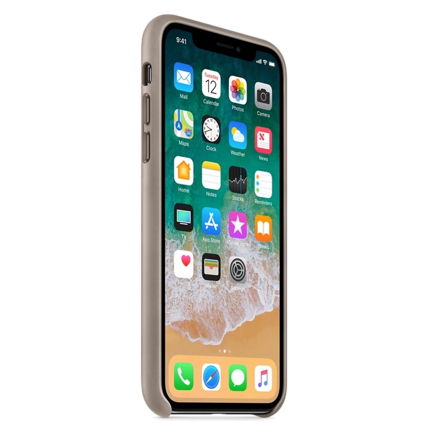 Leather Case Folio Case for iPhone X