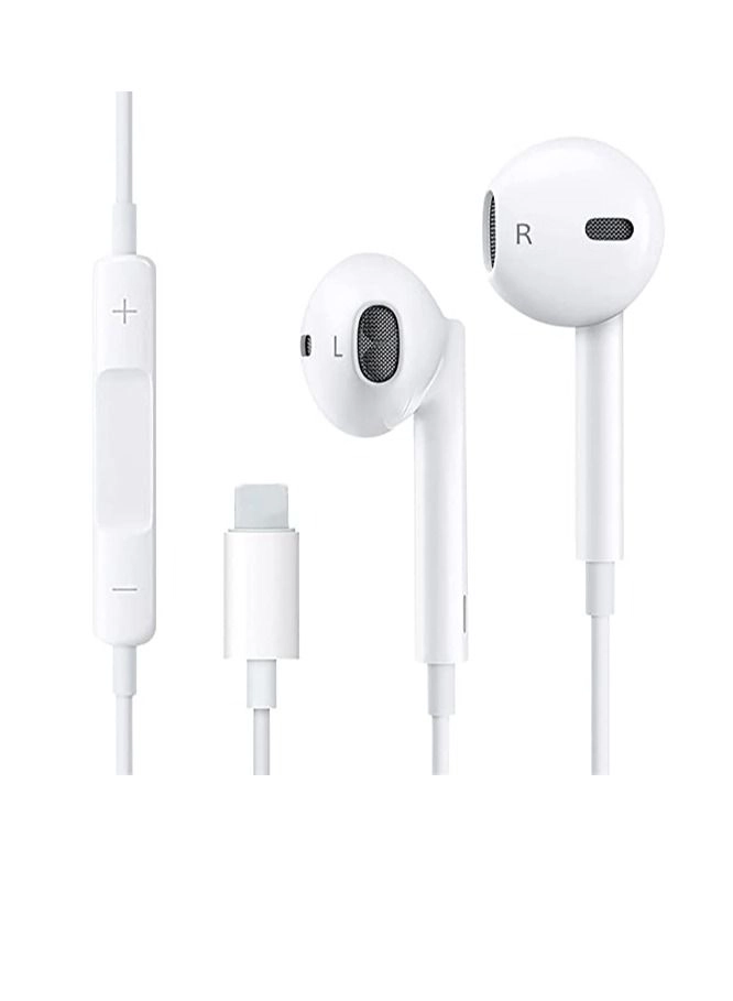 Lightning Earphones for iPhone Wired Earphone