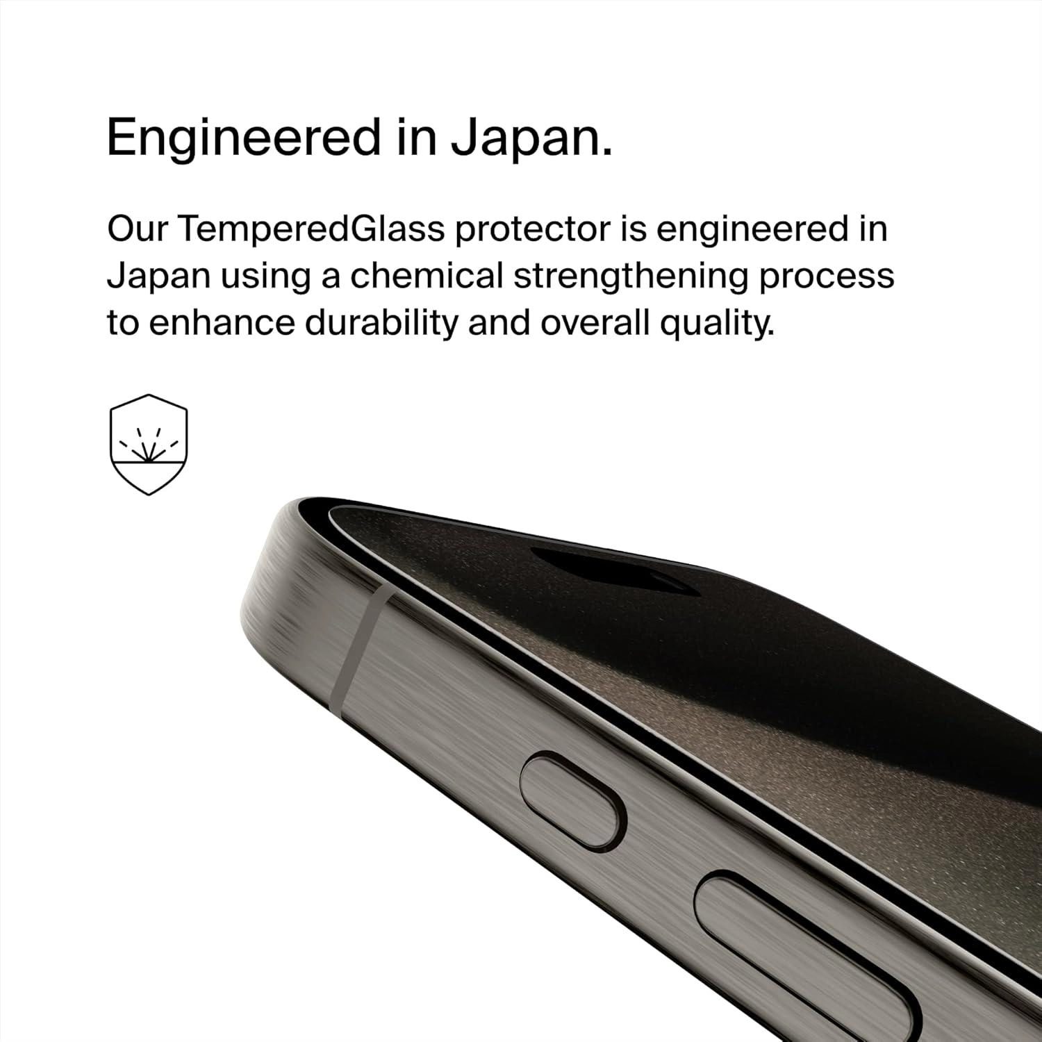 Privacy Tempered Glass Screen Protector for iPhone 15 Pro