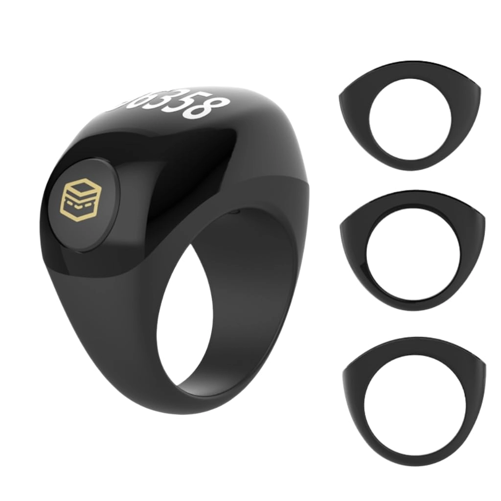 OBEST Smart Tasbih Zikr Ring - Prayer Reminder Bluetooth Type-C charging