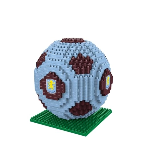 BRXLZ Bricks 3D Football - Alternative Club Colours Aston Villa FC