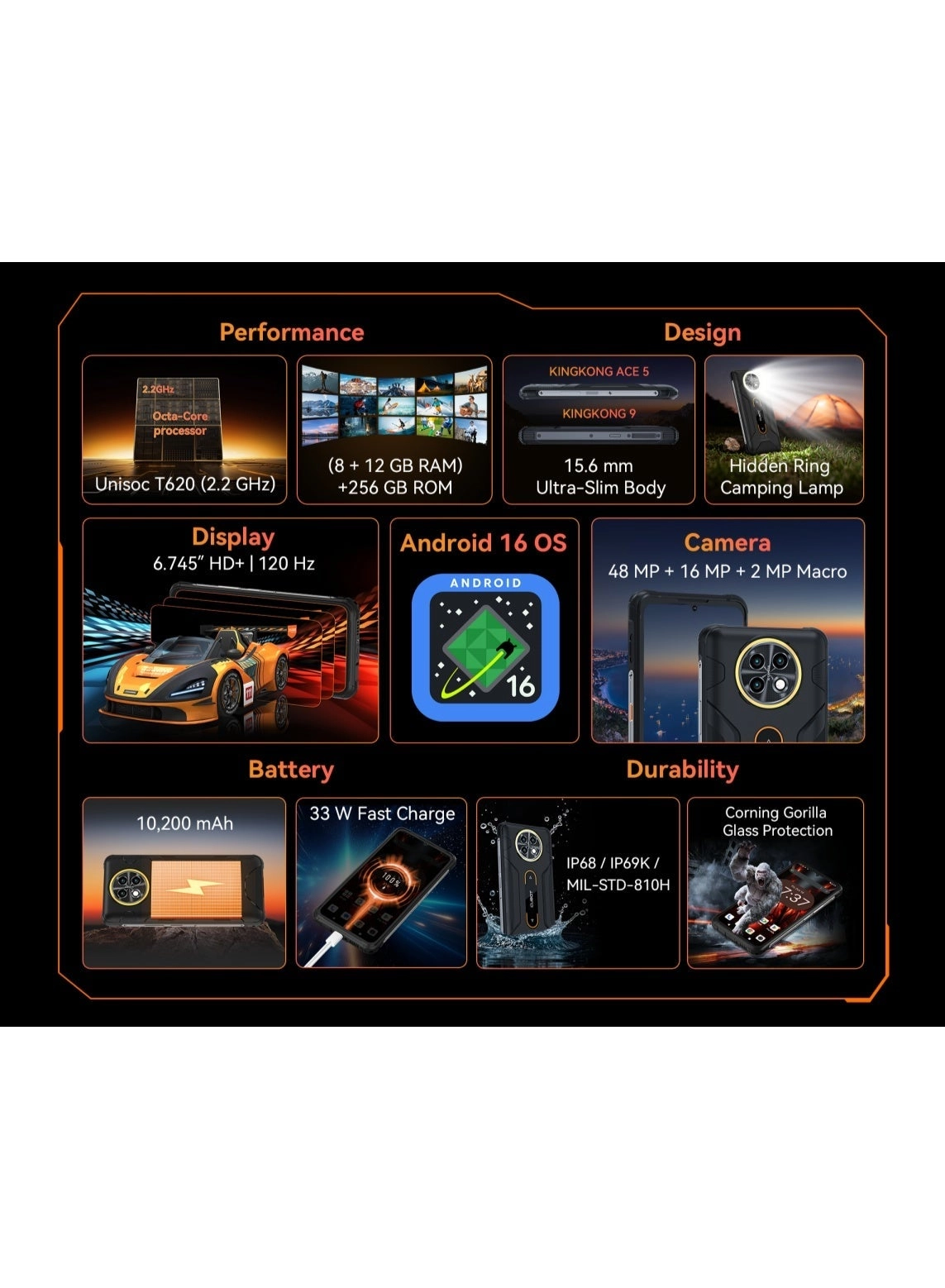 KingKong ACE 5 - 8GB 256GB