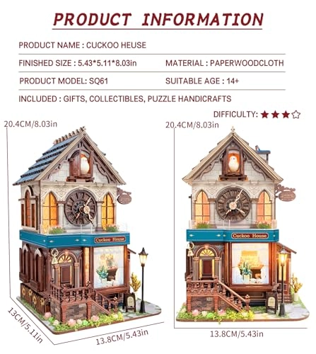 DIY Miniature Dollhouse Kit - 124 scale