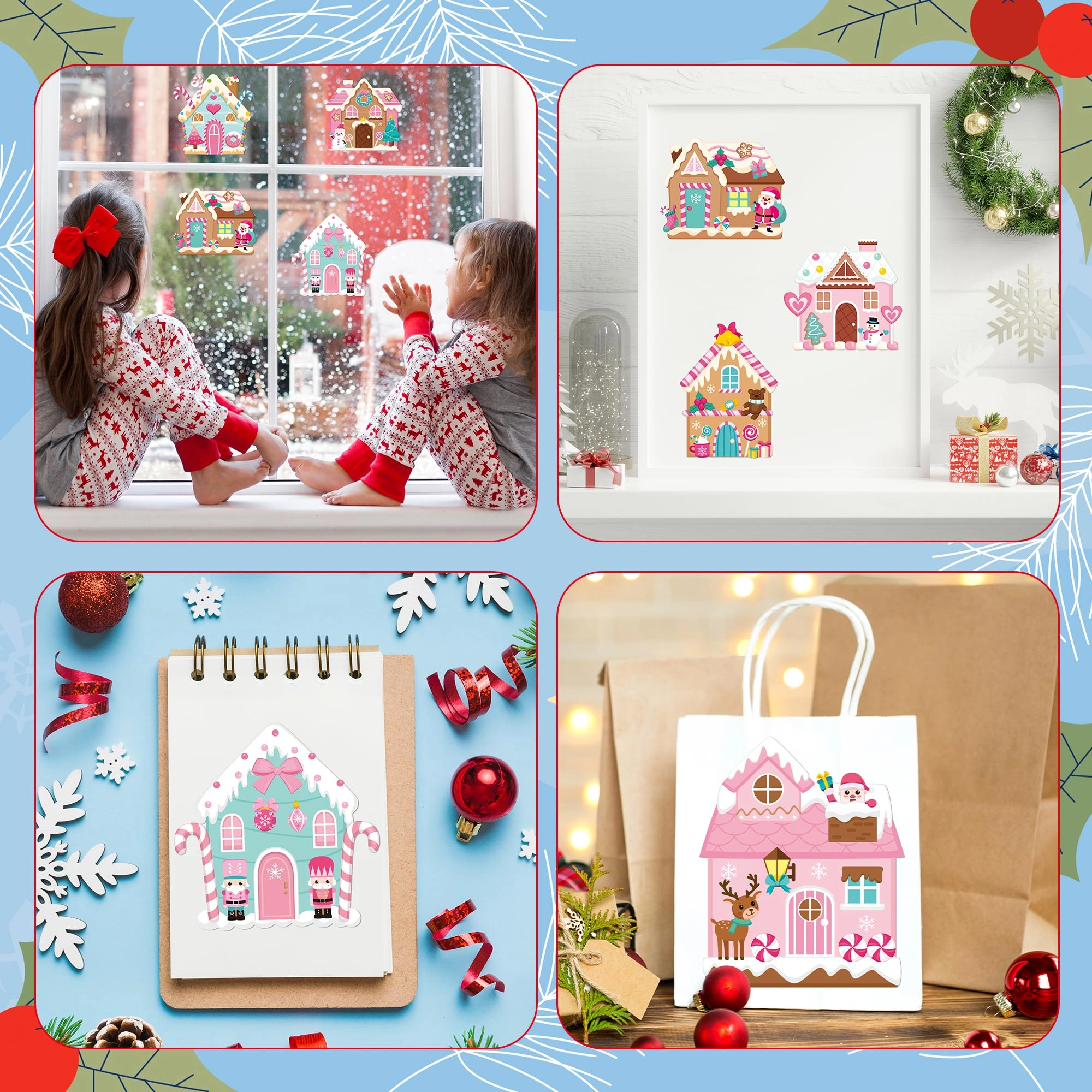 Gingerbread House Stickers - 40 piece(s)