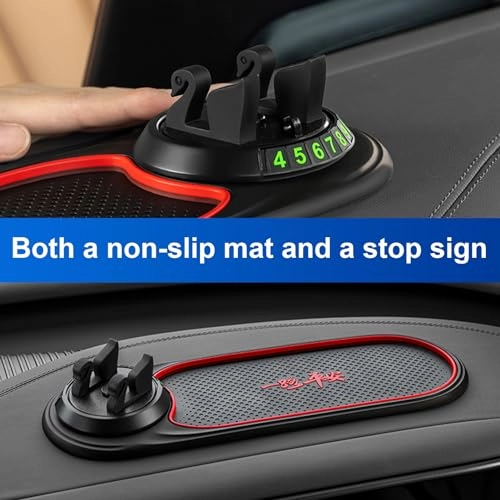 Car Anti Slip Mat Phone Holder - Multifunctional Dashboard Pad Smartphones