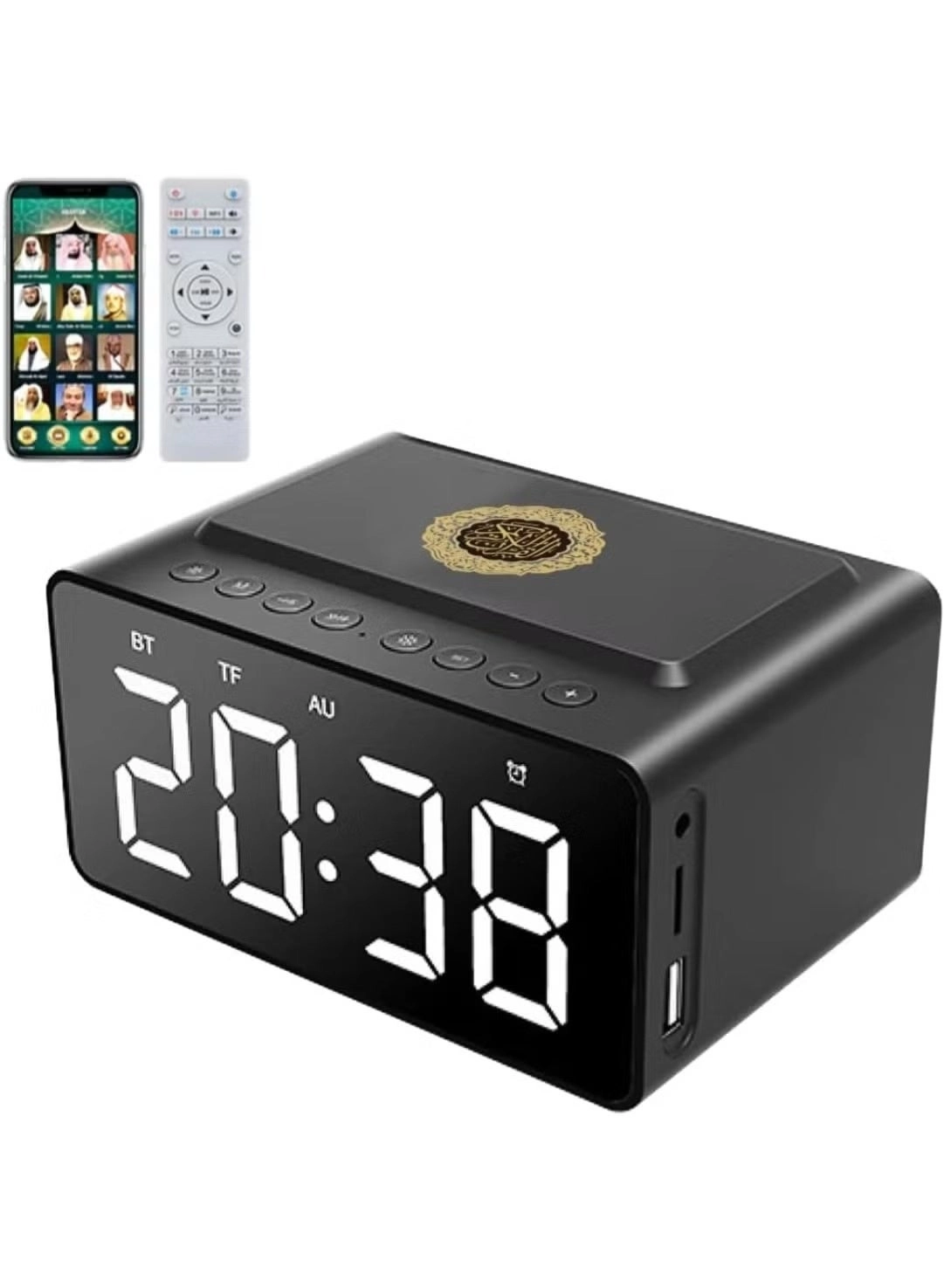 MAKS & CO. Quran Speaker - Azan Clock Bluetooth