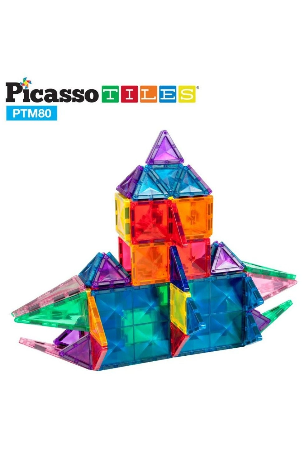 Magnetic Mini Diamond Tiles - 80 pcs