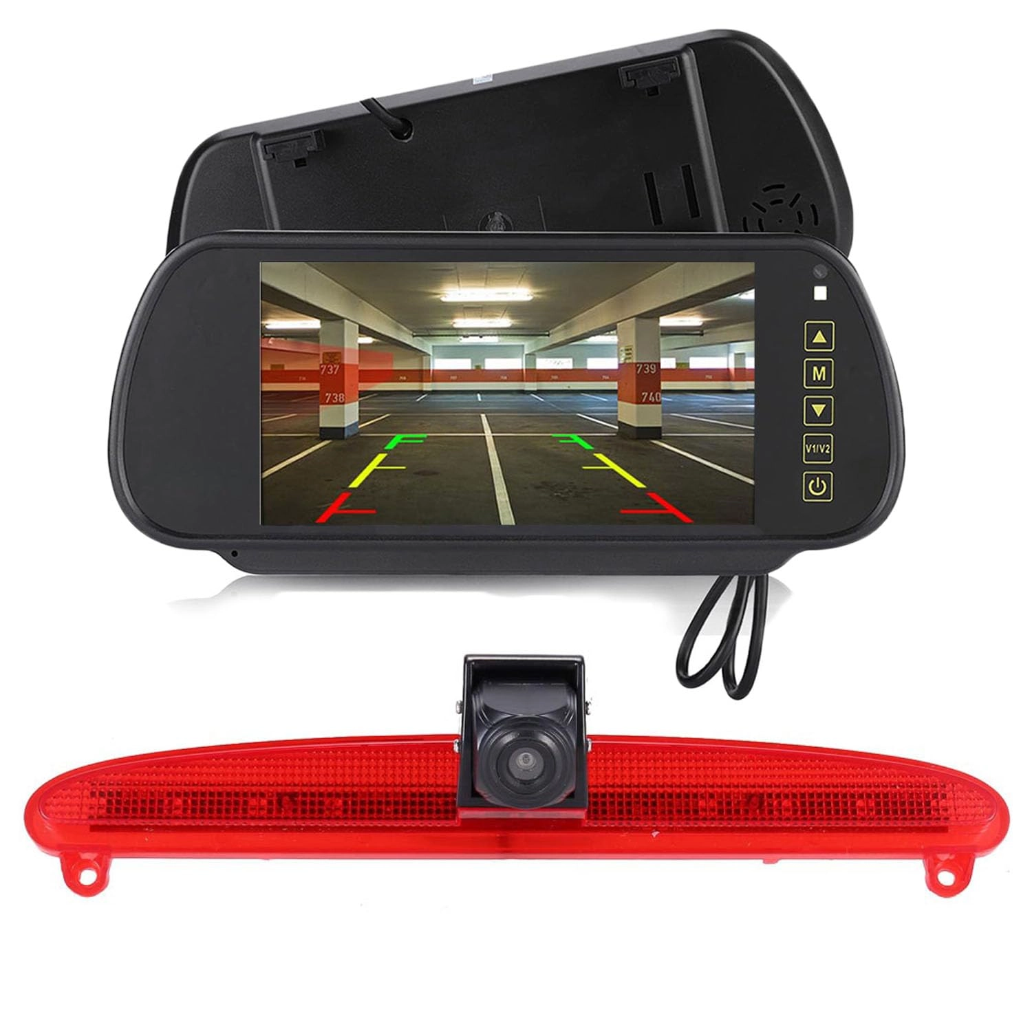 TFT LCD monitor - 4.3 inch + car rear view camera - Night vision Wireless 1280 x 720