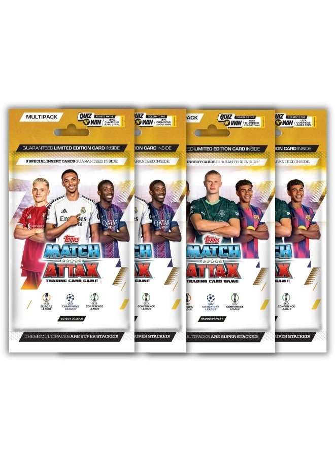 UEFA Champions League Match Attax 2025 - 4pcs