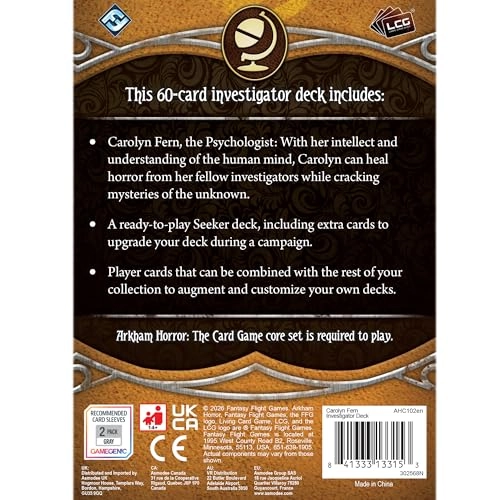 Arkham Horror: The Card Game: Carolyn Fern Investigator Deck