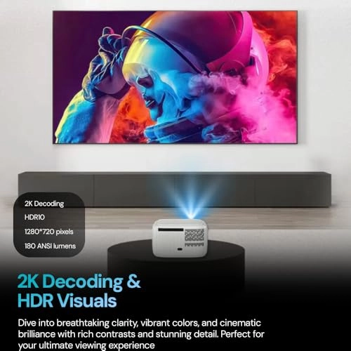 Mini Android Projector WP102 180 ANSI Lumens