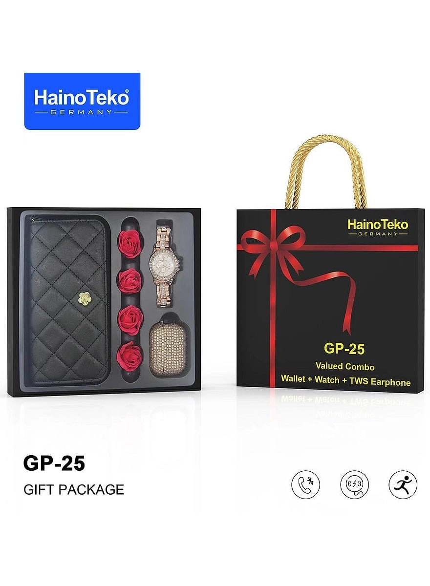 Haino Teko Wallet + Watch + TWS Earphone