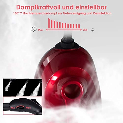2000W Multipurpose Steam Cleaner - 1500 Milliliters Portable