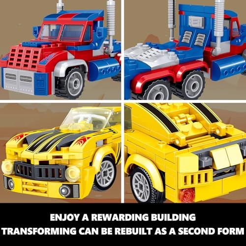 Transforming Building Set - 2in1 636 pcs