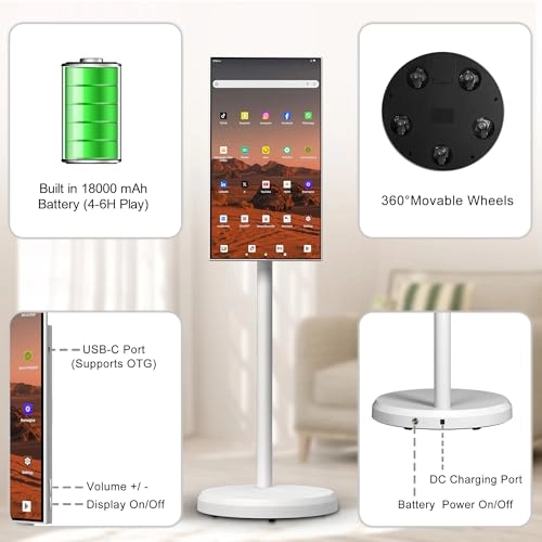 Portable Smart TV - 1080P 21.5 Inch