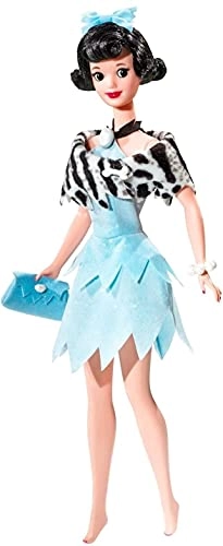 Betty Rubble Barbie Doll + Wilma Flintstone Barbie Doll