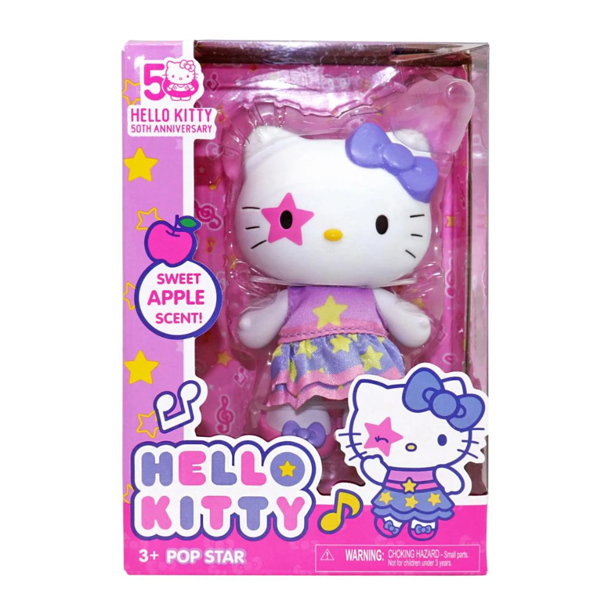 Hello Kitty Popstar Doll - 4-Inch Sweet Apple Scent Ages 3+