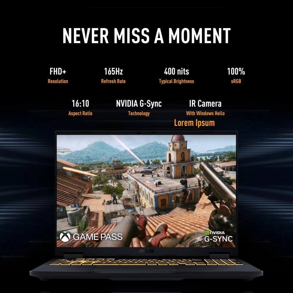 TUF Gaming F16 FX608JPR-71621W - 16'' Core i7-14650HX 32GB DDR5 1TB SSD