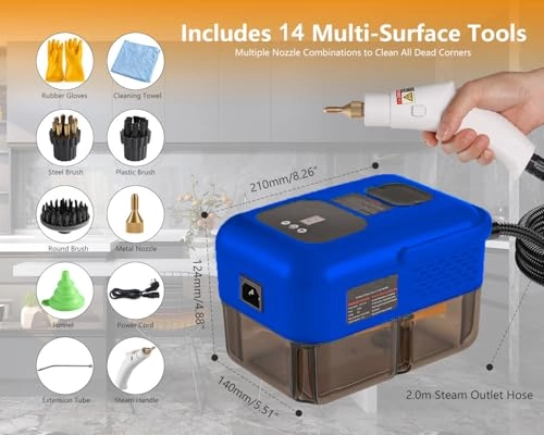 Handheld Steam Cleaner - 3.5 Bar 1.2L